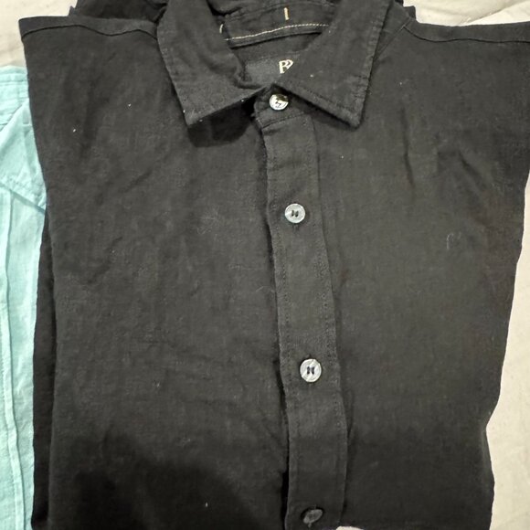 Banana Republic Mens Linen Shirts Long sleeve Size Medium and Large EUC - Picture 3 of 9